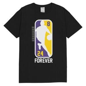 Kobe Bryant Forever T-Shirt Men‎ Large Black 8 24 Tribute Lakers Mamba Delta Pro